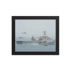 USS Ponce (LPD-15) Framed Ship Photo