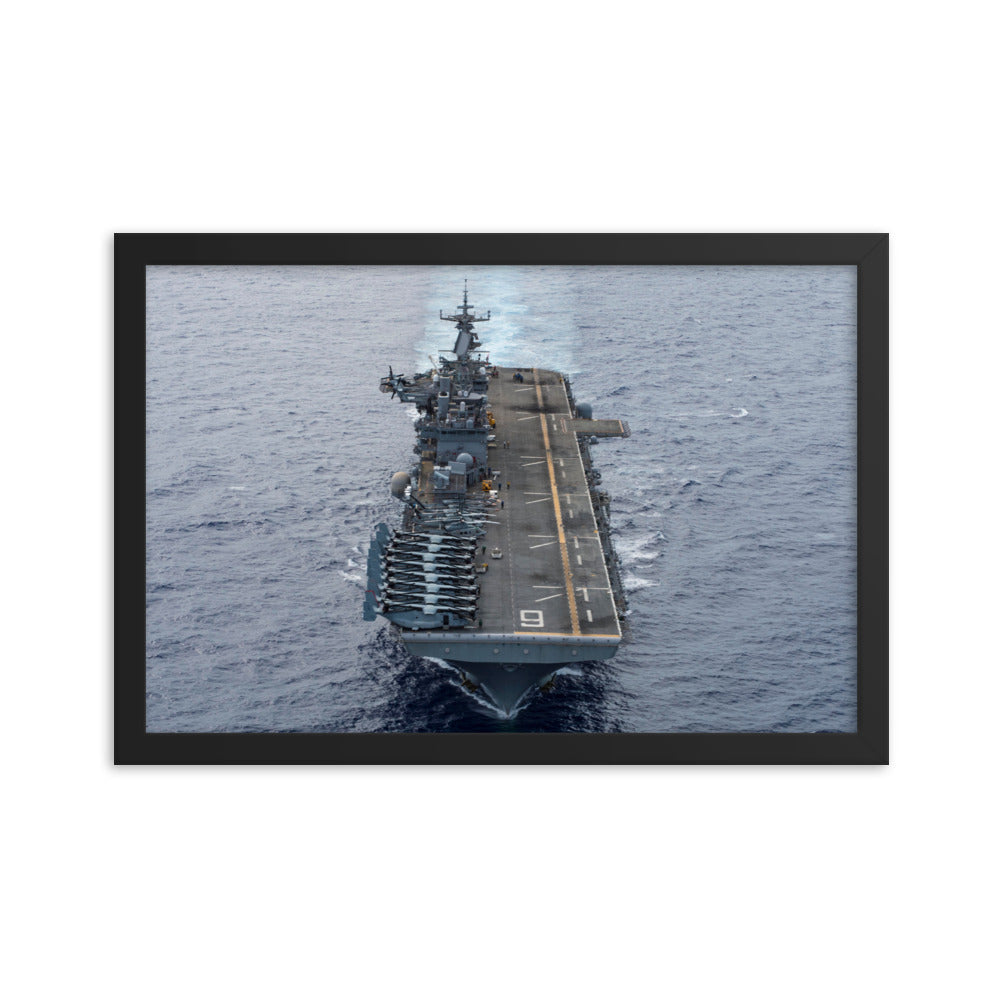 USS Bonhomme Richard (LHD-6) Framed Ship Photo