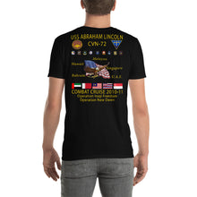 Load image into Gallery viewer, USS Abraham Lincoln (CVN-72) 2010-11 Cruise Shirt