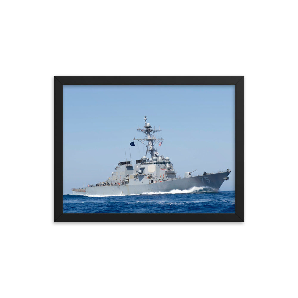 USS Donald Cook (DDG-75) Framed Ship Photo