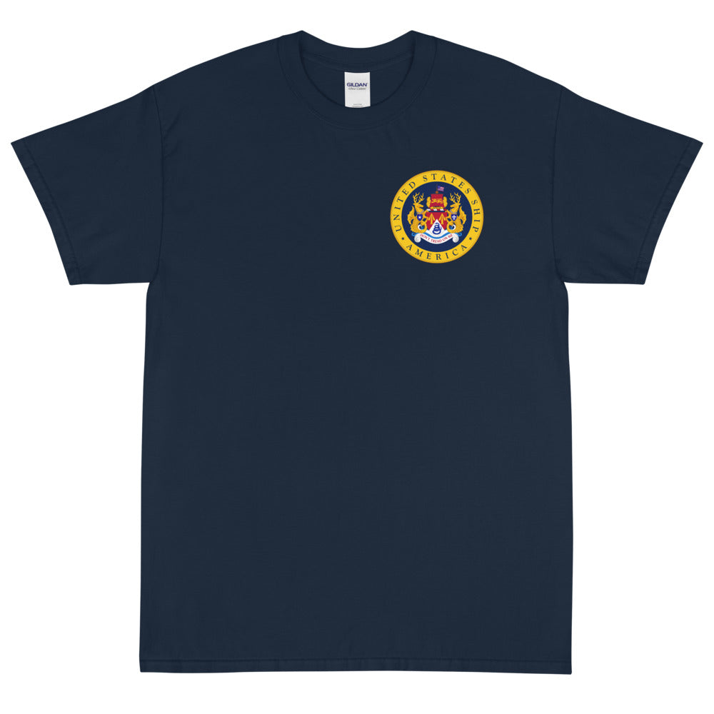 USS America (CV-66) 1982-83 Cruise Shirt - SIZES 4XL-5XL ONLY