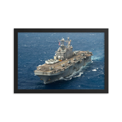 USS Peleliu (LHA-5) Framed Ship Photo