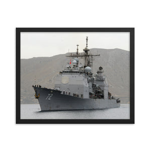 USS Vella Gulf (CG-72) Framed Ship Photo