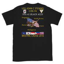 Load image into Gallery viewer, VFA-41 Black Aces 2016 Cruise Shirt