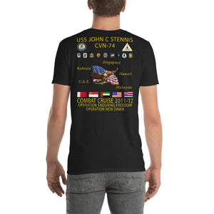 USS John C. Stennis (CVN-74) 2011-12 Cruise Shirt