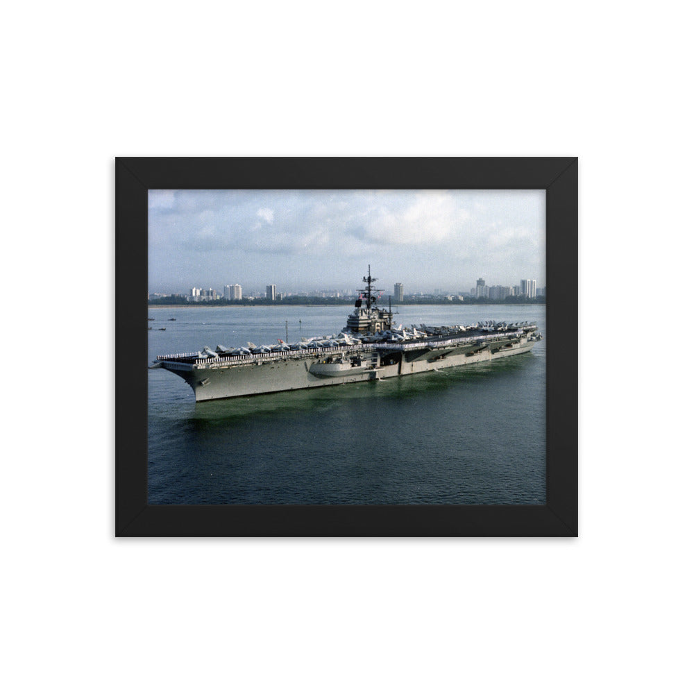 USS Ranger (CV-61) Framed Ship Photo