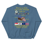 USS Carl Vinson (CVN-70) 2017 Cruise Sweatshirt - FAMILY