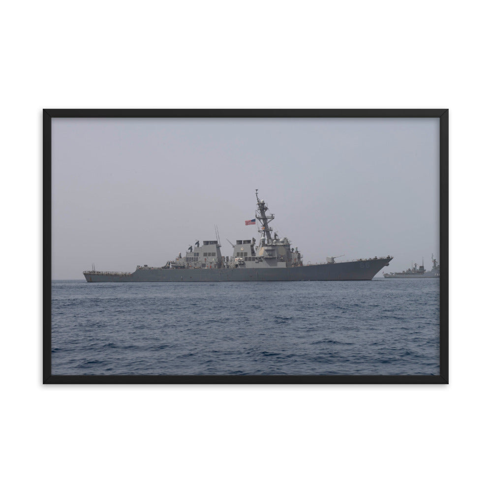 USS Gonzales (DDG-66) Framed Ship Photo