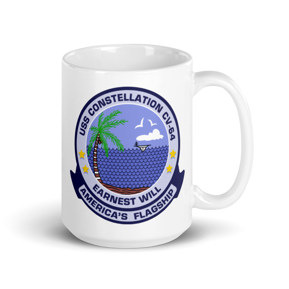 USS Constellation (CV-64) Operation Earnest Will Mug