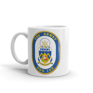 USS Dewey (DDG-105) Ship's Crest Mug
