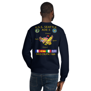 USS Seattle (AOE-3) 1984 Cruise Sweatshirt