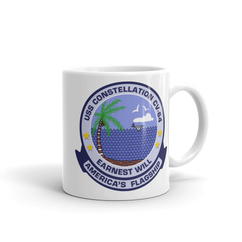 USS Constellation (CV-64) Operation Earnest Will Mug