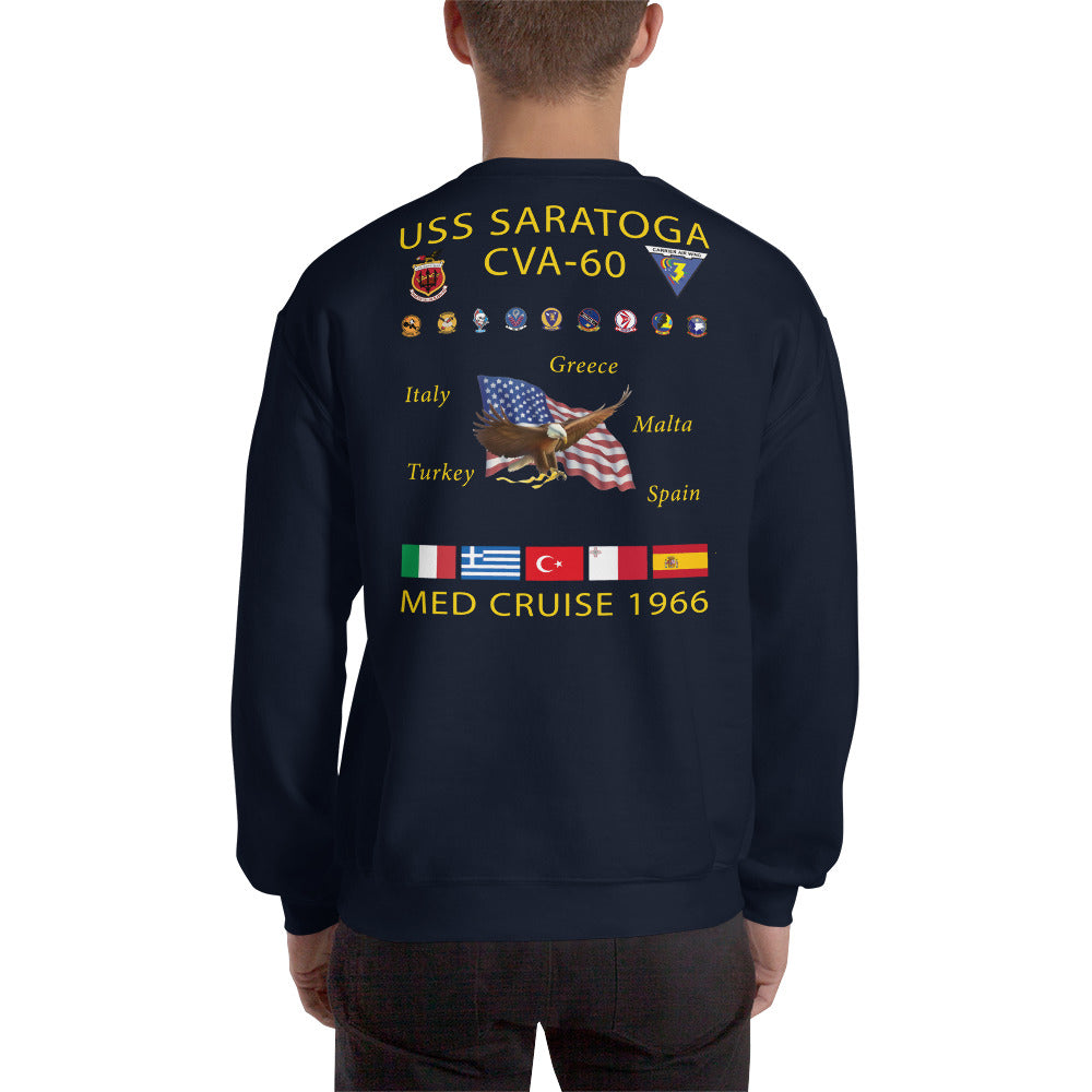 USS Saratoga (CVA-60) 1966 Cruise Sweatshirt