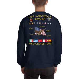 USS Saratoga (CVA-60) 1966 Cruise Sweatshirt
