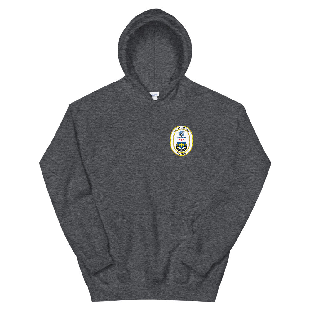 USS Ingersoll (DD-990) Ship's Crest Hoodie