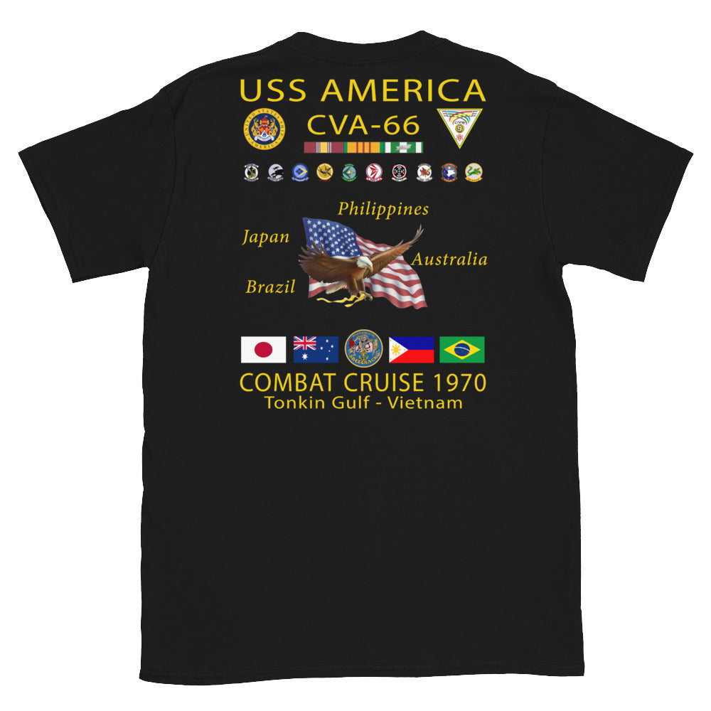 USS America (CVA-66) 1970 Cruise Shirt
