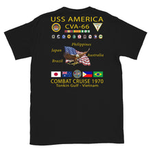 Load image into Gallery viewer, USS America (CVA-66) 1970 Cruise Shirt
