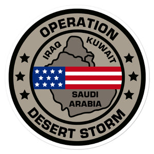 Operation Desert Storm Vinyl Sticker