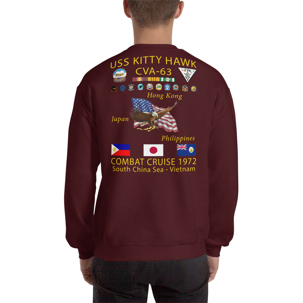 USS Kitty Hawk (CVA-63) 1972 Cruise Sweatshirt
