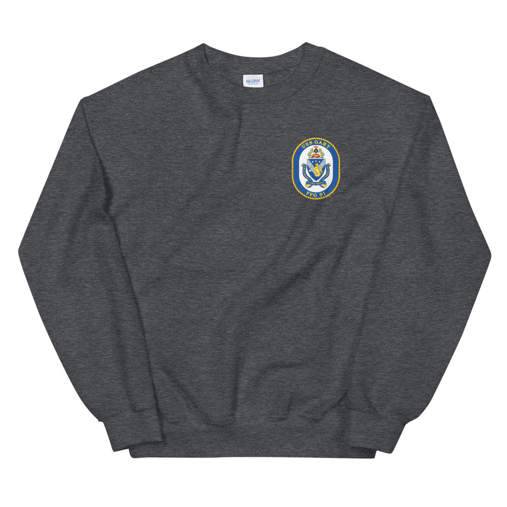 USS Gary (FFG-51) Ship's Crest Sweatshirt