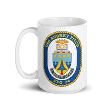 Load image into Gallery viewer, USS Aubrey Fitch (FFG-34) Ship&#39;s Crest Mug