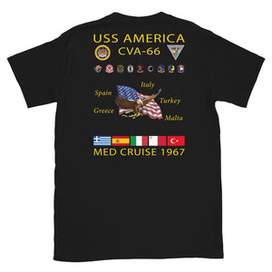 USS America (CVA-66) 1967 Cruise Shirt