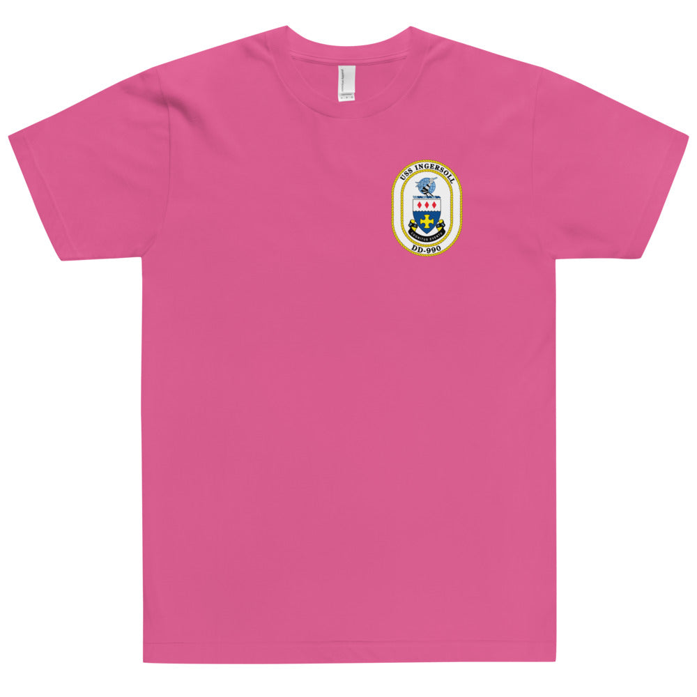 USS Ingersoll (DD-990) Ship's Crest T-Shirt