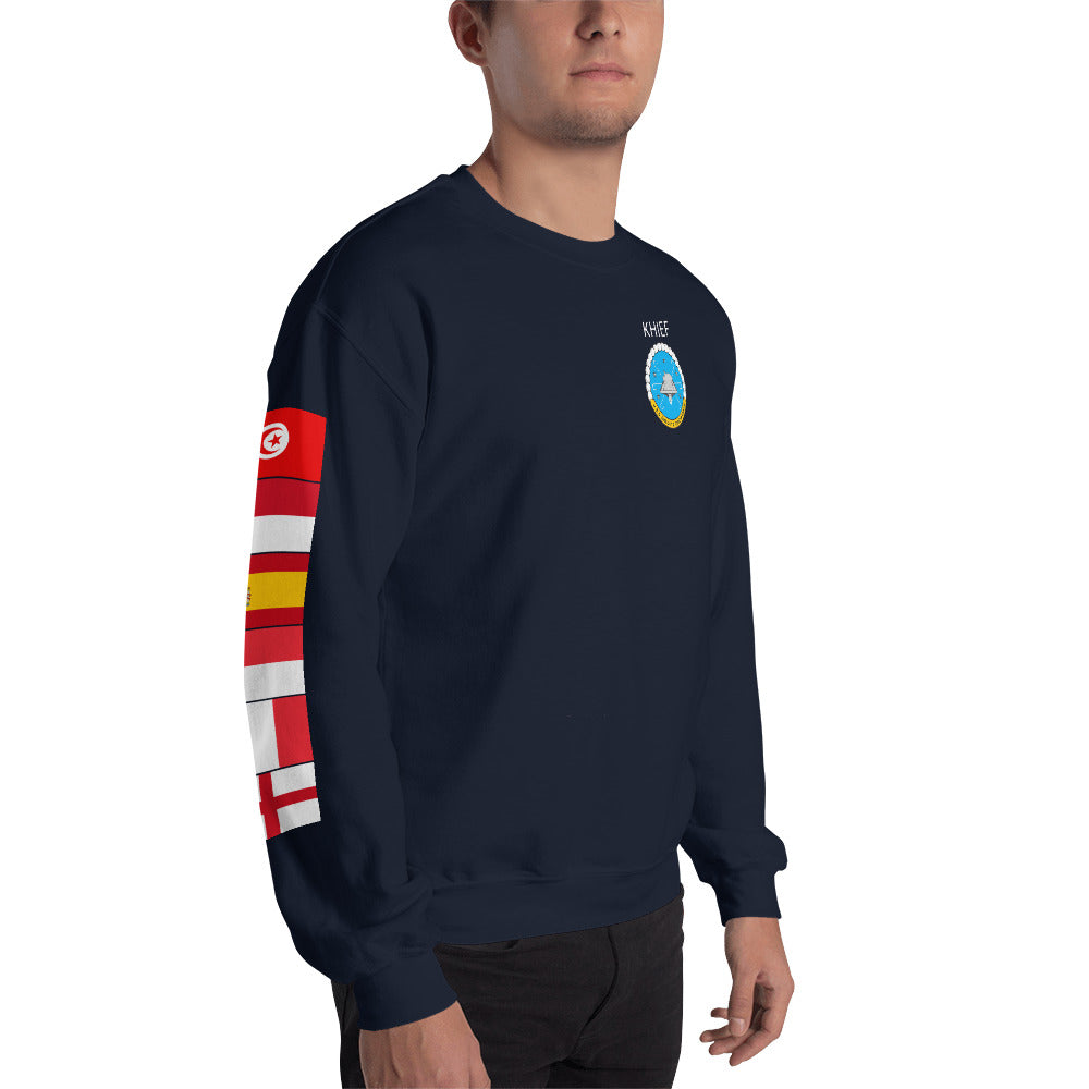 IKE CUSTOM w/FLAGS - E HUGHES - Sweatshirt