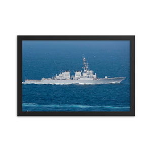 USS Decatur (DDG-73) Framed Ship Photo