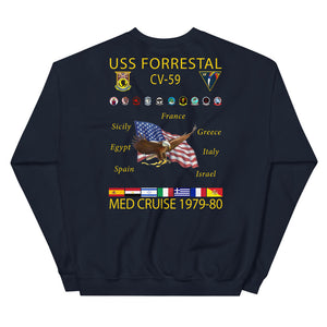 USS Forrestal (CV-59) 1979-80 Cruise Sweatshirt