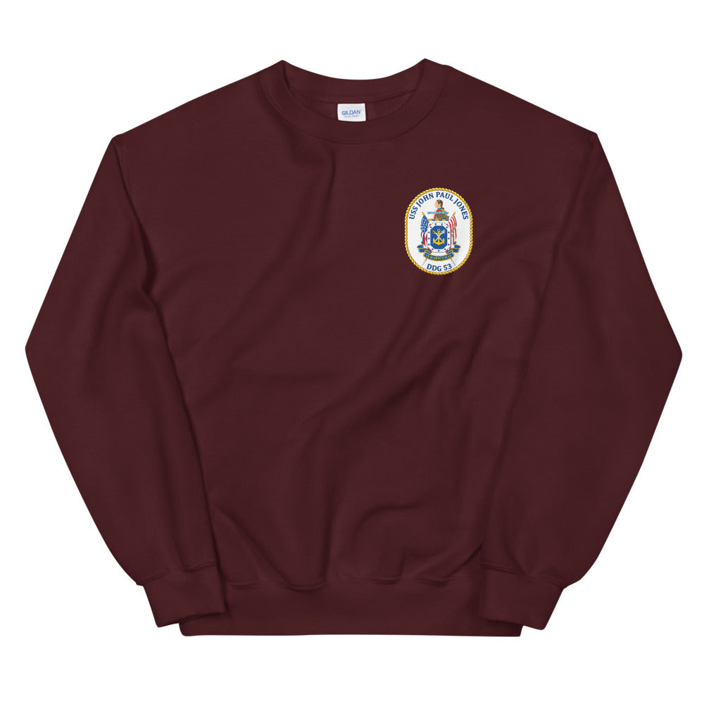 USS John Paul Jones (DDG-53) Ship's Crest Sweatshirt