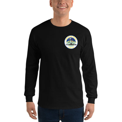 USS Blue Ridge (LCC-19) 2016 Long Sleeve Patrol Shirt - Map