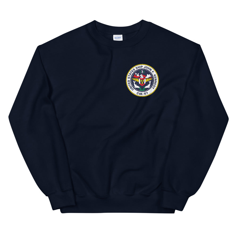 USS John F. Kennedy (CVA-67) Shooters Union Local 67 Sweatshirt