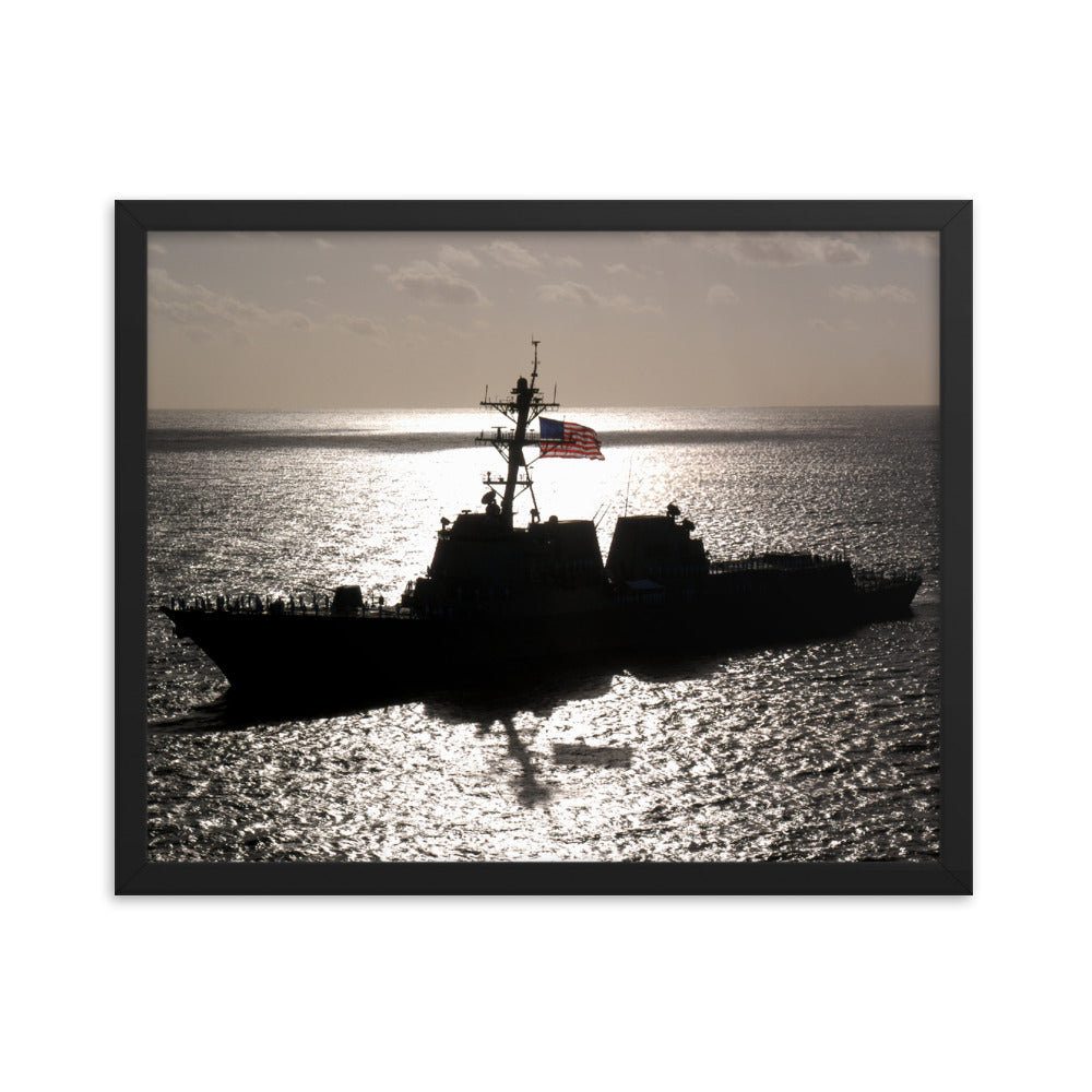 USS Chafee (DDG-90) Framed Ship Photo