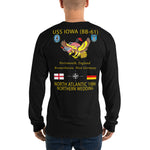 USS Iowa (BB-61) 1986 Long Sleeve Cruise Shirt