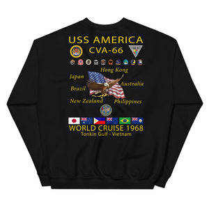 USS America (CVA-66) 1968 Cruise Sweatshirt