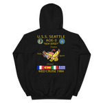 USS Seattle (AOE-3) 1984 Cruise Hoodie - CUSTOM