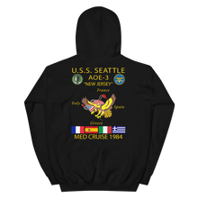 Load image into Gallery viewer, USS Seattle (AOE-3) 1984 Cruise Hoodie - CUSTOM