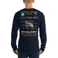 USS Dwight D. Eisenhower (CVN-69) 1990 Long Sleeve Cruise Shirt