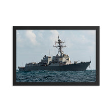 Load image into Gallery viewer, USS Forrest Sherman (DDG-98) Framed Ship Photo