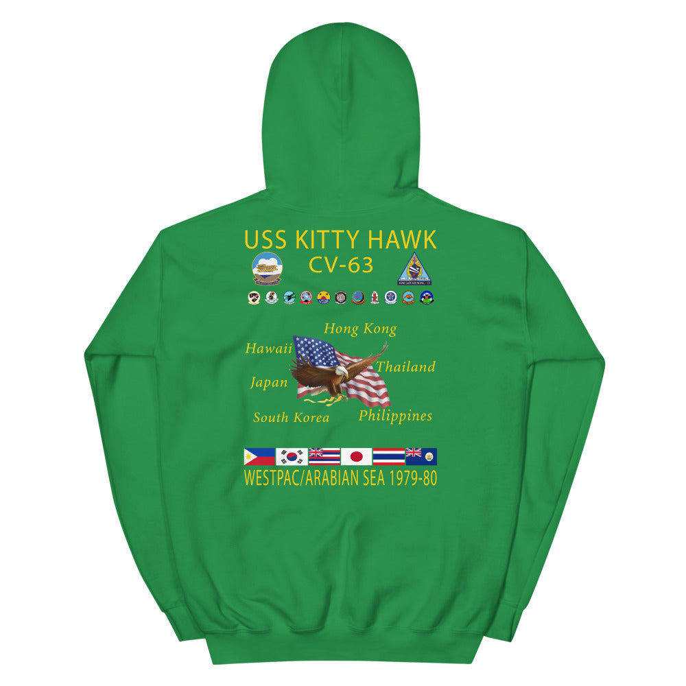 USS Kitty Hawk (CV-63) 1979-80 Cruise Hoodie