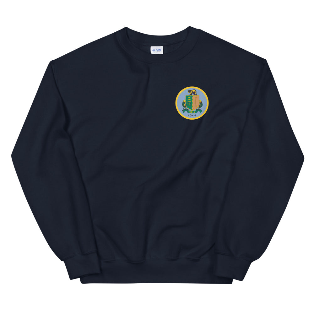 USS Dale (CG-19) Ship's Crest Sweatshirt