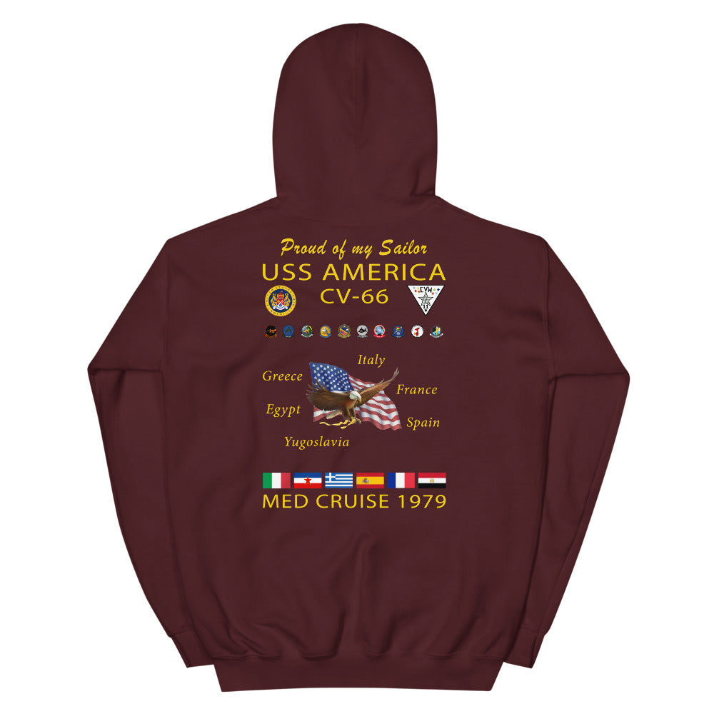 USS America (CV-66) 1979 Cruise Hoodie - FAMILY