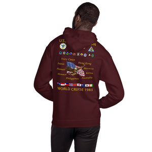USS Carl Vinson (CVN-70) 1983 Cruise Hoodie