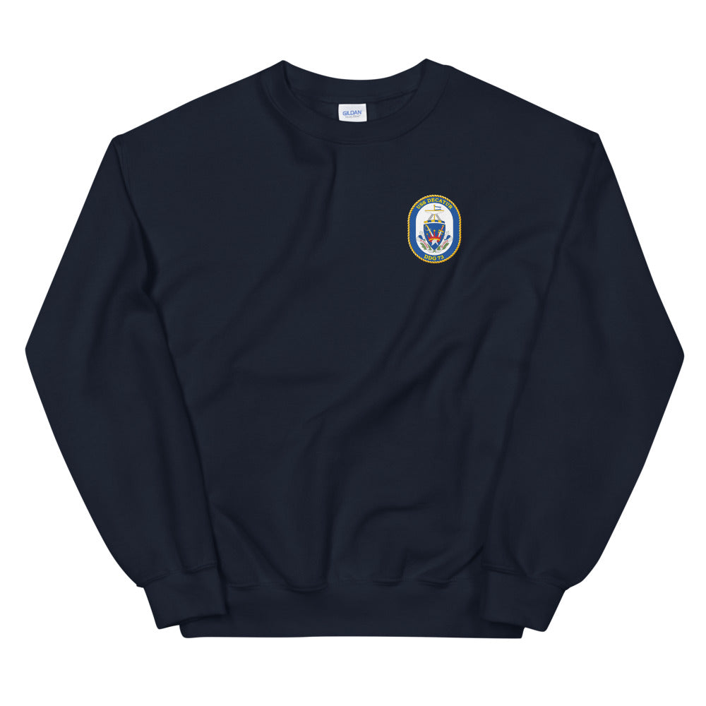 USS Decatur (DDG-73) Ship's Crest Sweatshirt