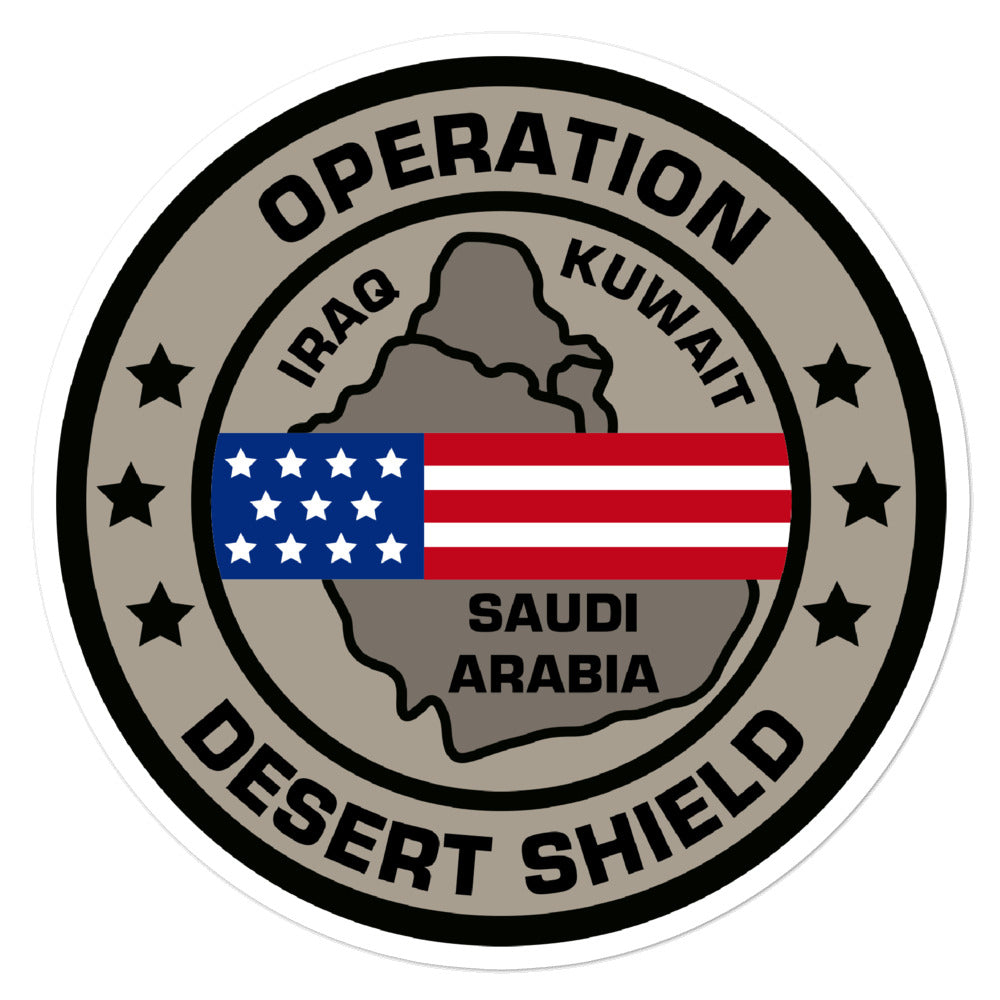 Operation Desert Shield Vinyl Sticker