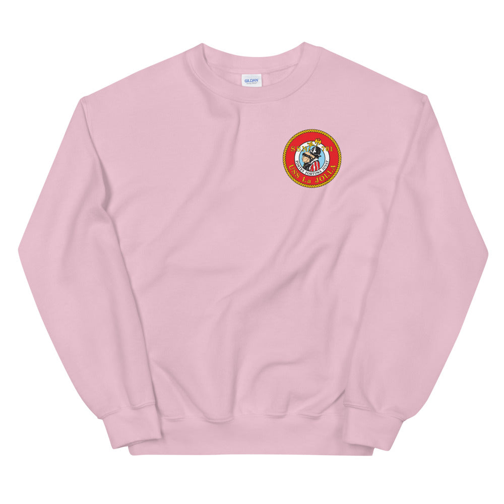 USS La Jolla (SSN-701) Ship's Crest Sweatshirt