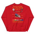USS Carl Vinson (CVN-70) 2011-12 Cruise Sweatshirt - FAMILY