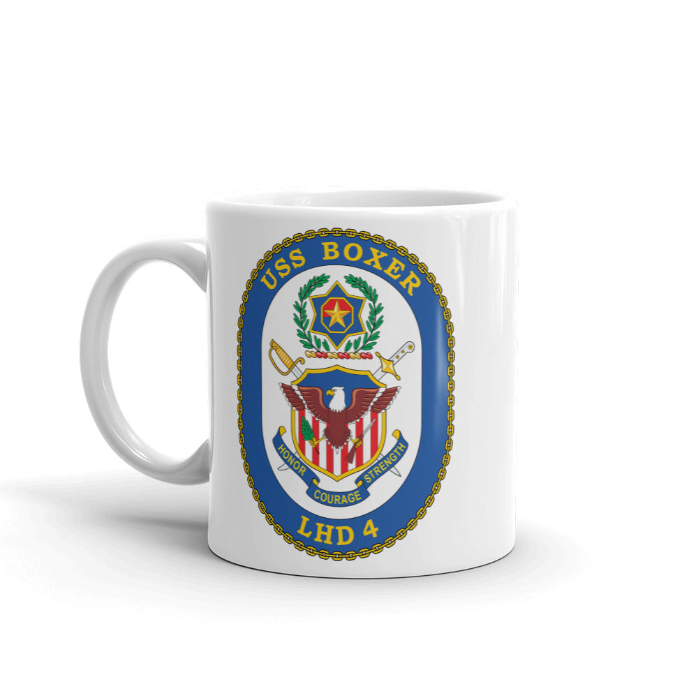 USS Boxer (LHD-4) Ship's Crest Mug