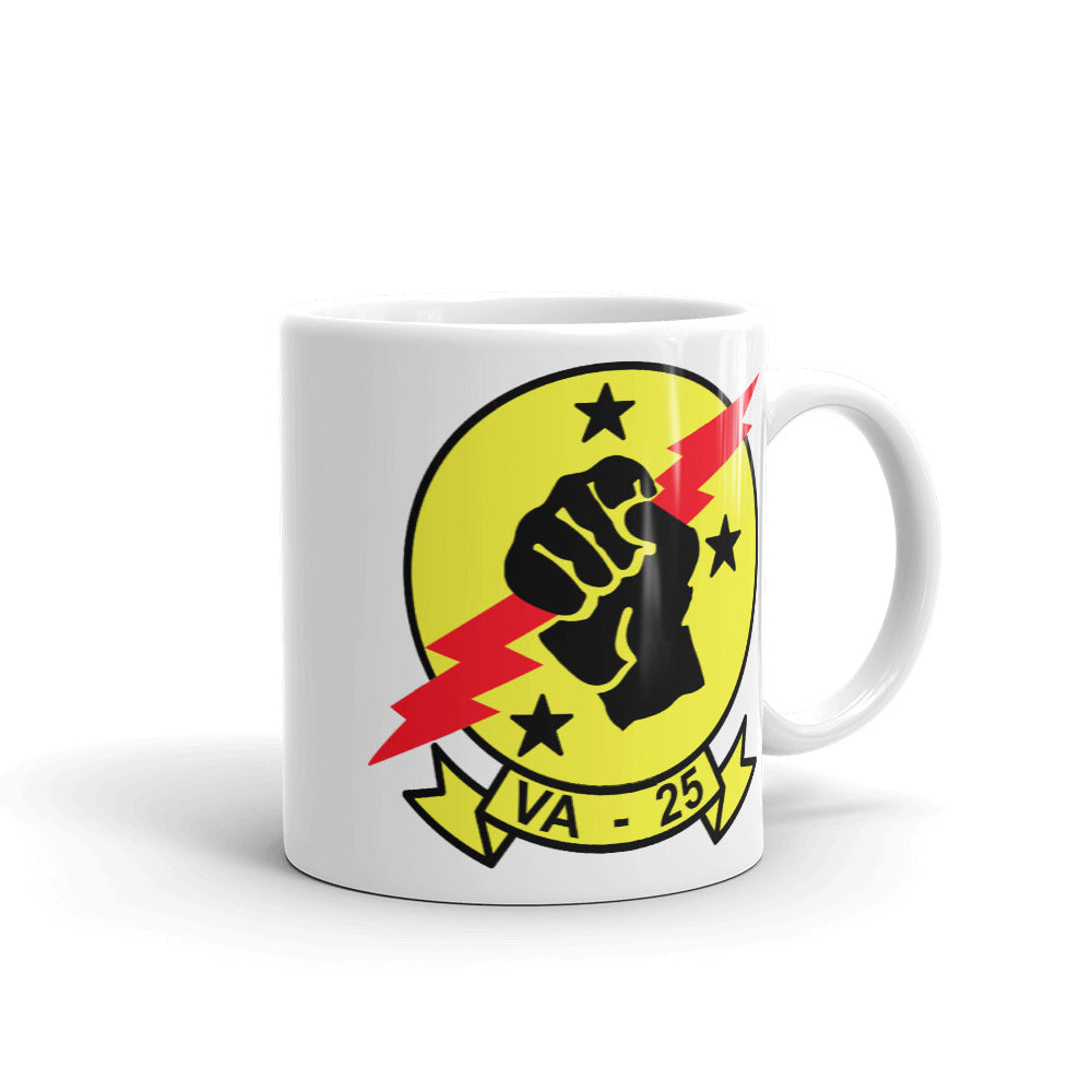 VA-25 Fist of the Fleet Squadron Crest Mug